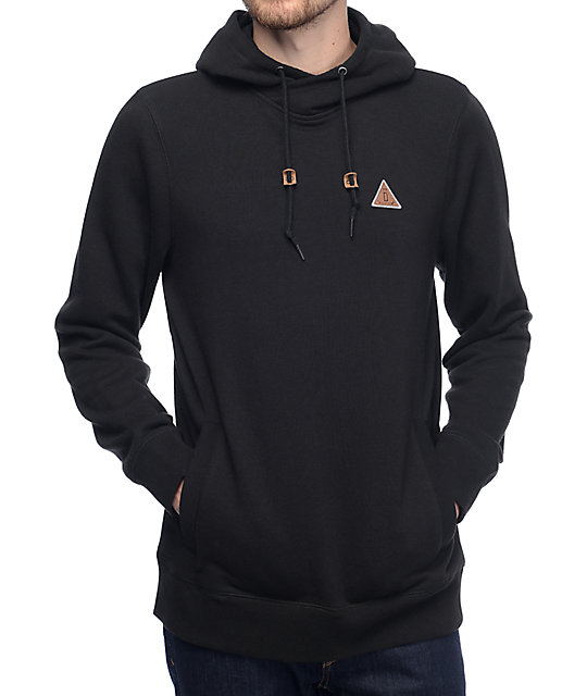 Dravus Charmer Black Crossneck Hoodie | Zumiez