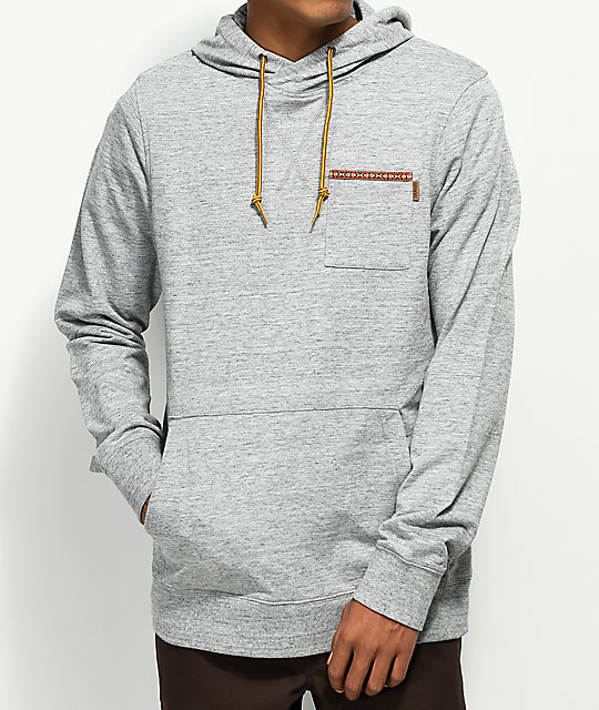 Dravus Evan Heather Grey Hoodie | Zumiez.ca