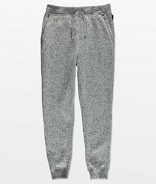 grey jean joggers