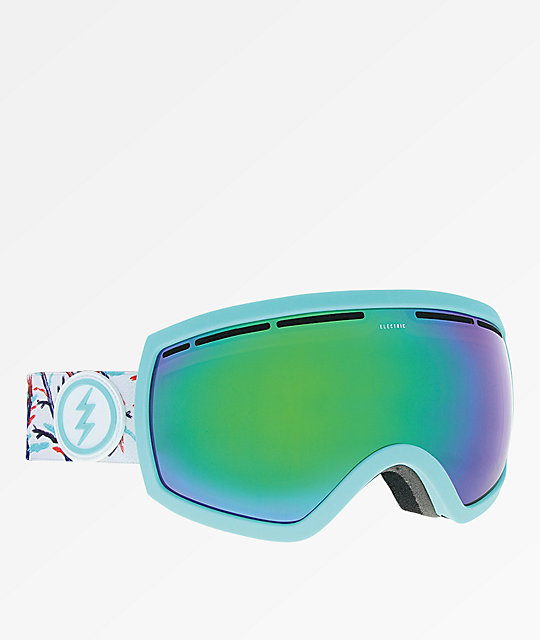 Electric Eg2 5 Forest Green Chrome Snowboard Goggles Zumiez