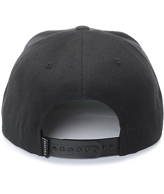 electric snapback hat