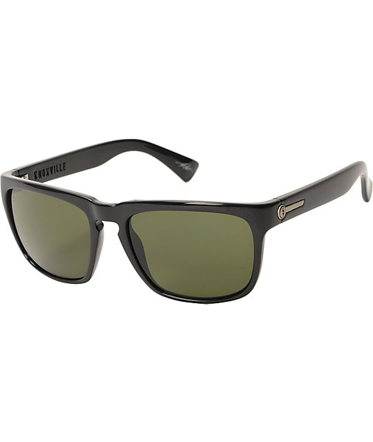 Electric Knoxville Black Gloss & Grey Sunglasses at Zumiez : PDP
