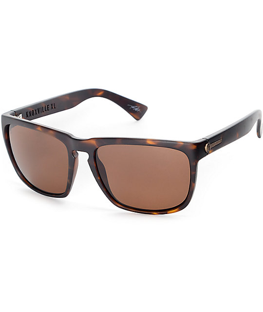 Electric Knoxville XL Matte Tortoise Shell & Bronze Sunglasses | Zumiez