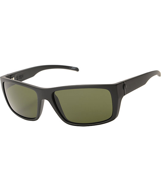 Electric Sixer Matte Black & Grey Sunglasses | Zumiez