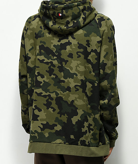 green camo sweatshirt