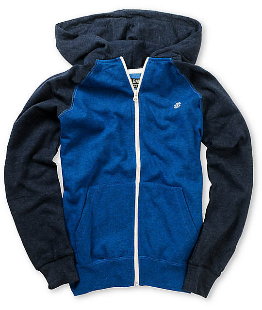 boys blue zip up hoodie