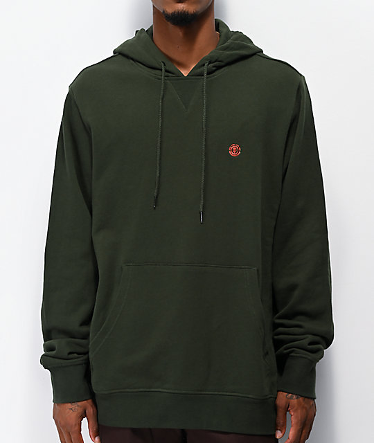 olive colored hoodie