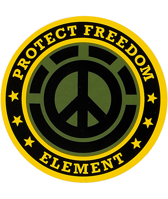 Element Freedom Sticker | Zumiez