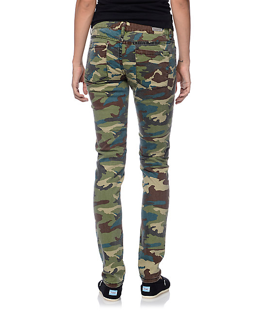 Element Tatum Camo Print Skinny Jeggings | Zumiez