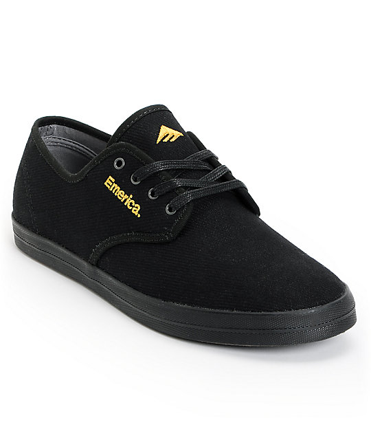 emerica black shoes