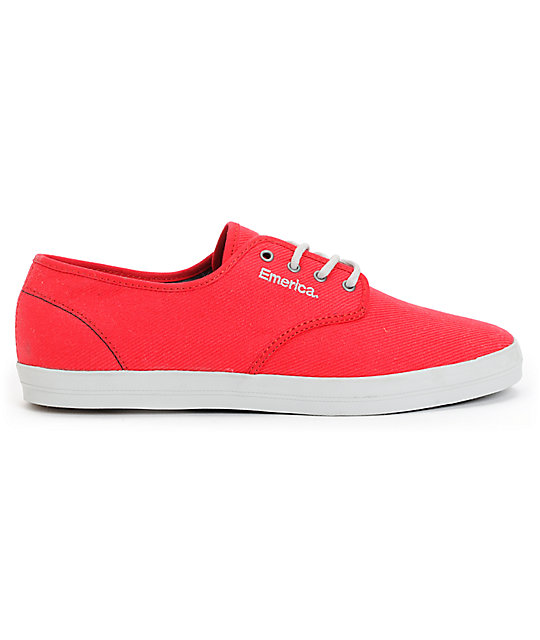 Emerica Wino Red & Grey Tie Dye Shoes | Zumiez