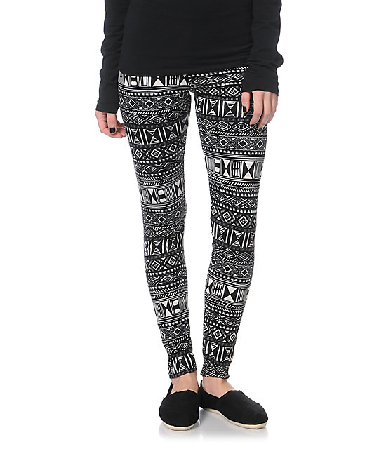 tribal print leggings