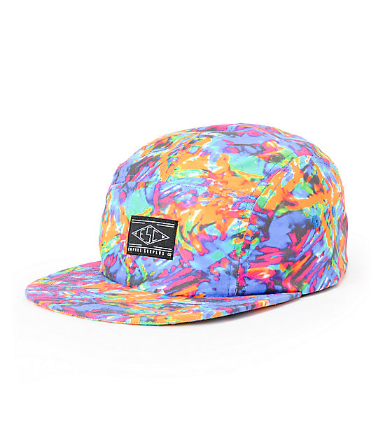 Empyre Blurred Tie Dye 5 Panel Hat | Zumiez