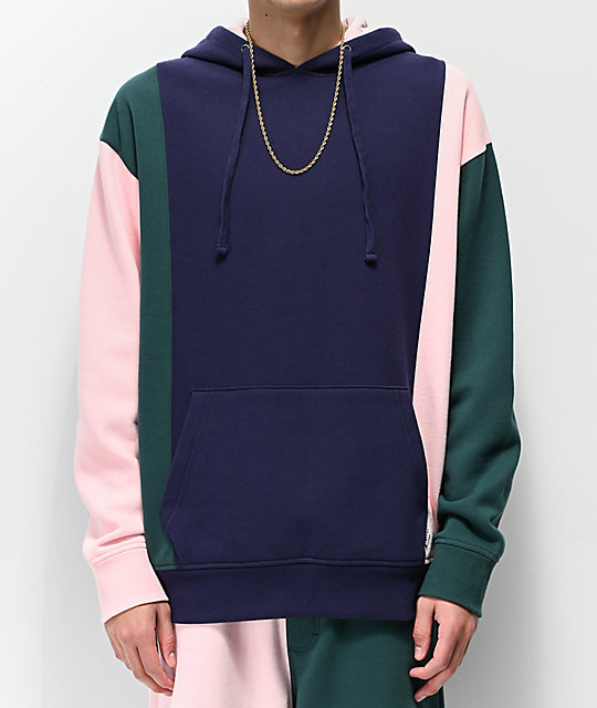 zumiez colorblock hoodie