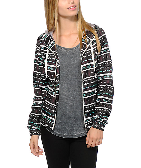 Empyre Carmen Multi Tribal Windbreaker Jacket | Zumiez