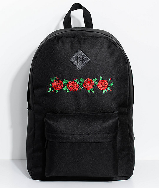 Empyre Chrissy Black Roses Backpack | Zumiez