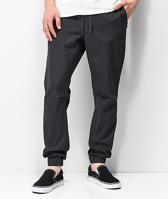 jogging pants with elastic ankles