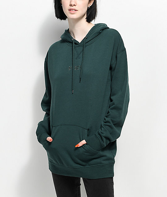 dark green hoodie women's