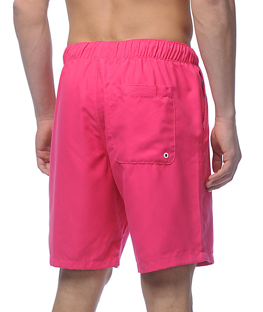 Empyre Dubtub Hot Pink Elastic Waist Board Shorts | Zumiez