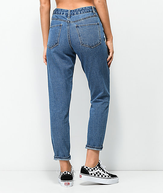 Empyre Eileen Med Wash Mom Jeans | Zumiez