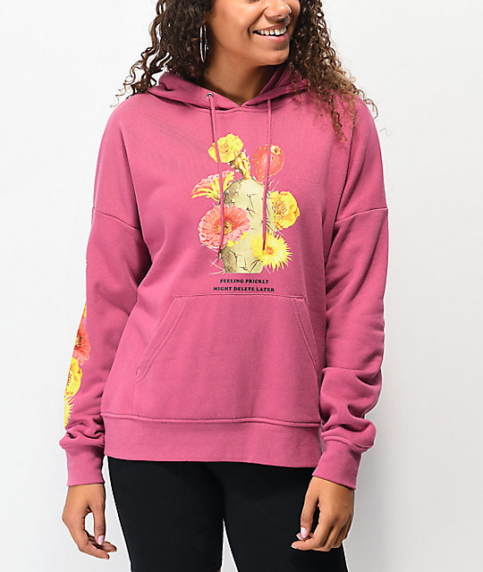 zumiez pink hoodie