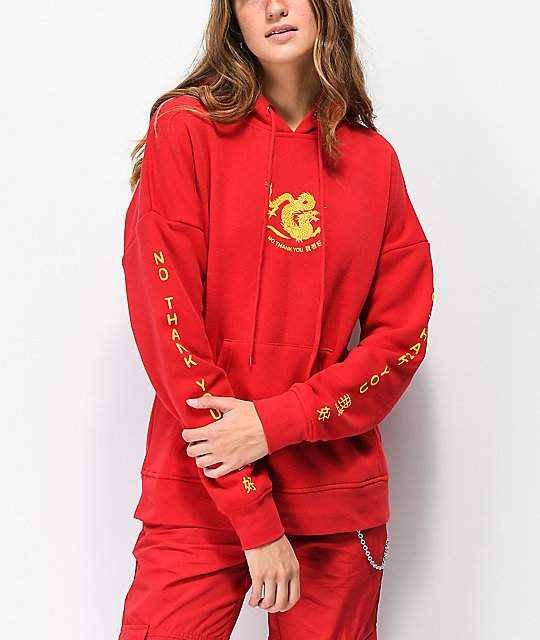 zumiez red hoodie