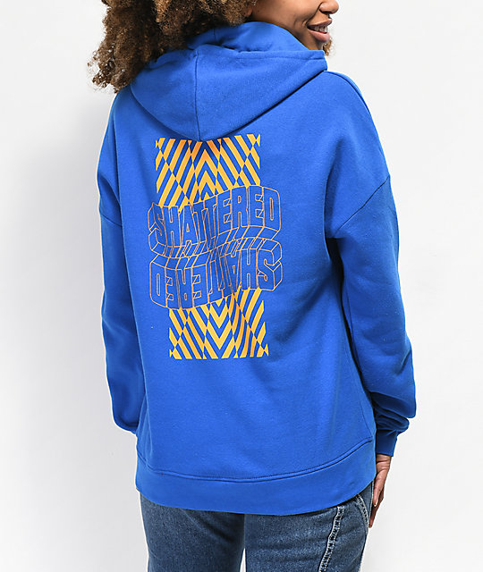 Empyre Fredia Shattered Blue Hoodie Zumiez