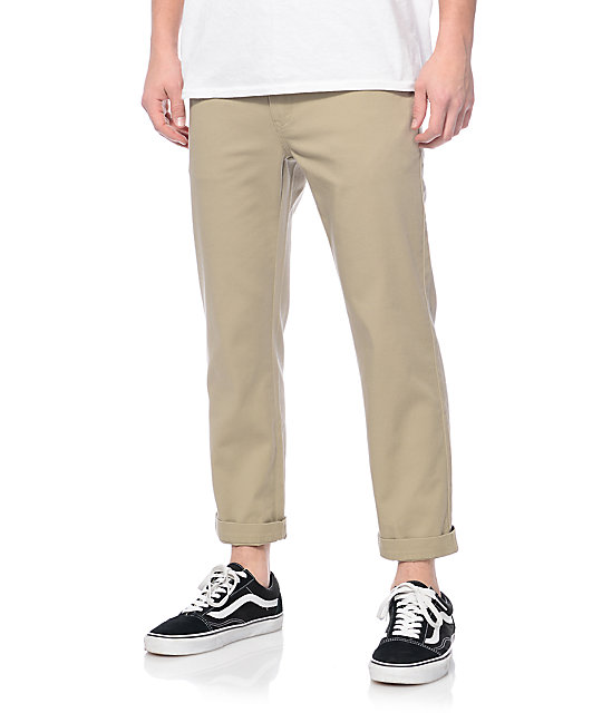 chino cropped trousers