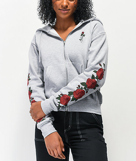 zumiez rose hoodie