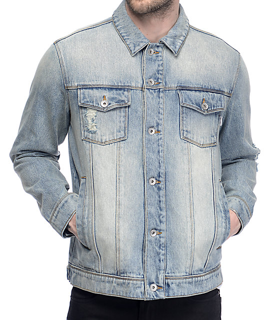 Empyre Karl Embroidered Denim Jacket | Zumiez