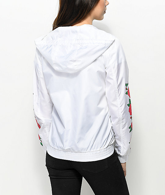 Windbreaker Rose Zumiez Keana White Empyre Jacket BqPnHtASwS