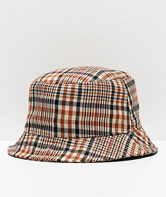 plaid bucket hat