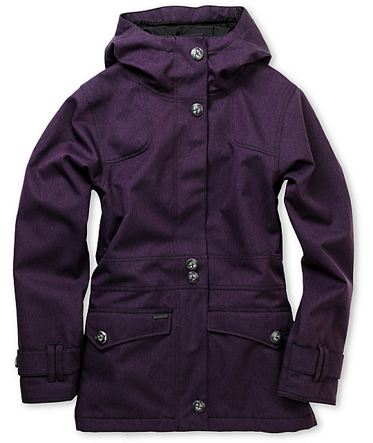 Empyre Nomad Solid Purple 10K Snowboard Jacket | Zumiez