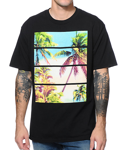 Empyre Palm Breeze Black T-Shirt | Zumiez