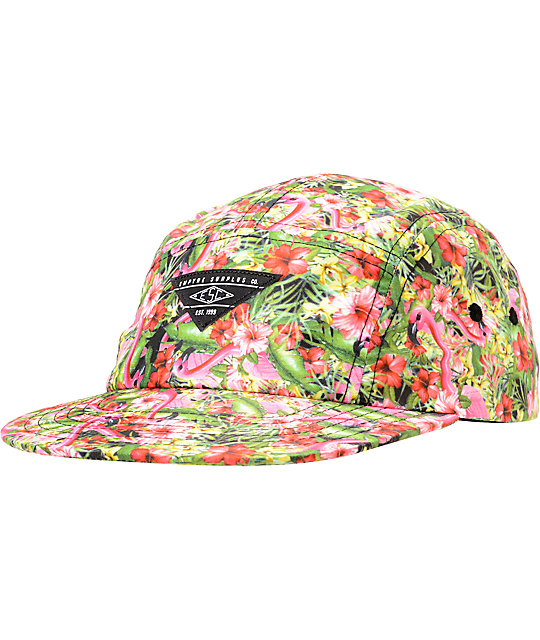 floral print hat