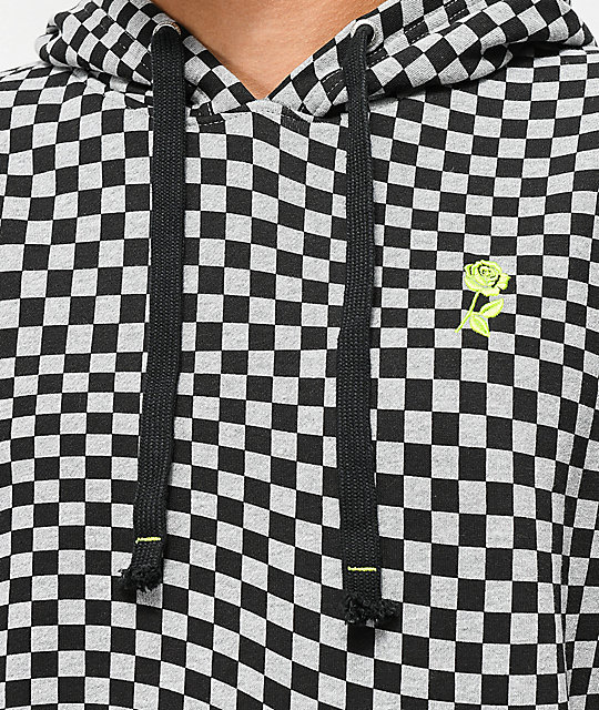 black and grey checkered