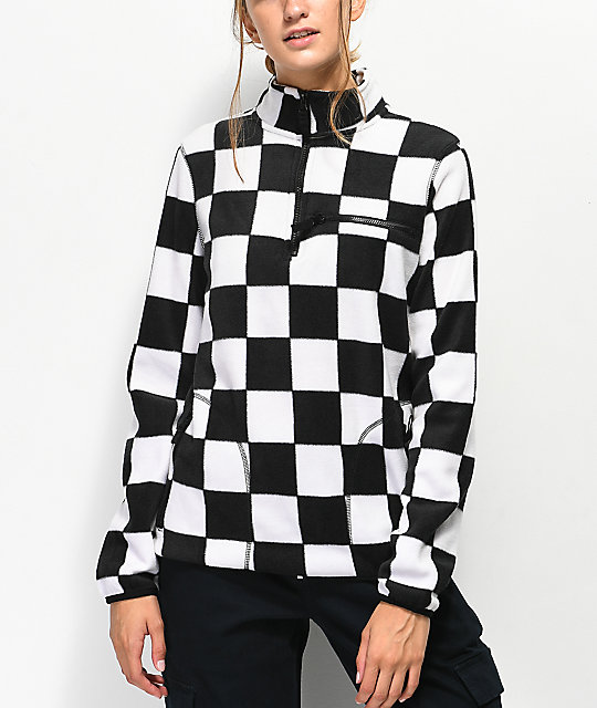 black and white checkerboard jacket