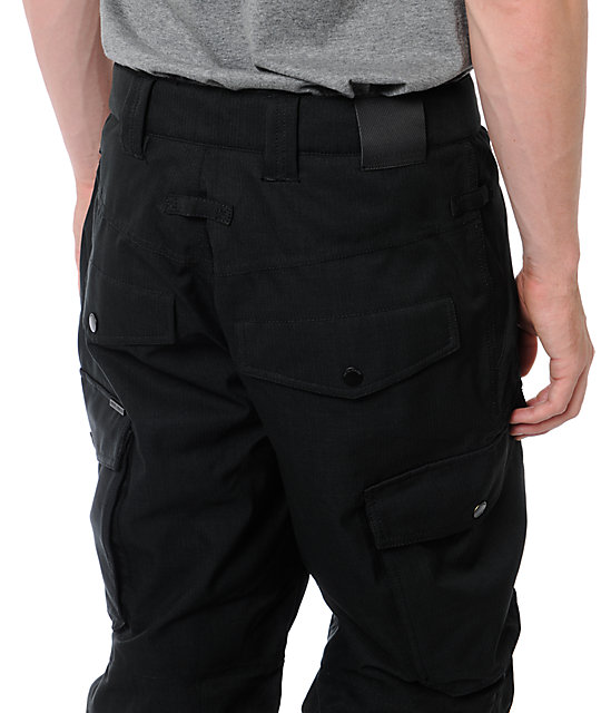 Empyre Protocol Black 10K Cargo Snowboard Pants | Zumiez