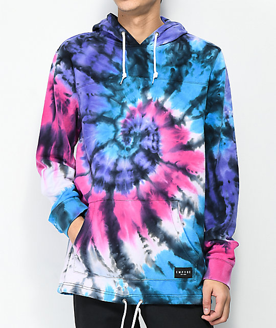 purple and blue hoodie