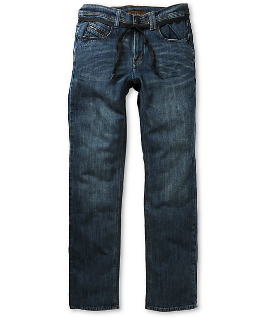 Empyre Skeletor Dirt Nasty Blue Skinny Jeans