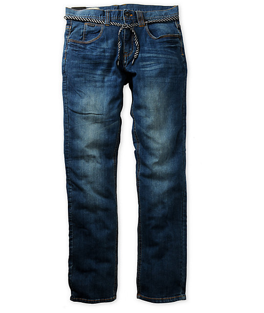 Empyre Skeletor Medium Blue Skinny Jeans | Zumiez