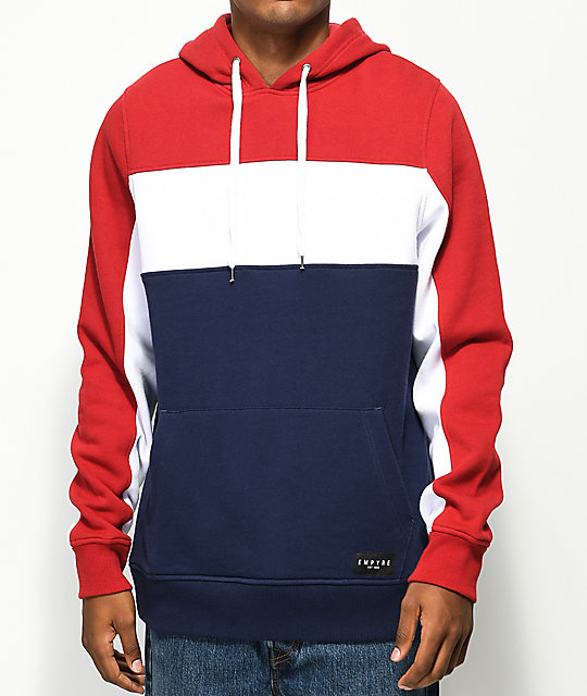 Empyre Sophomore Red, White & Blue Hoodie | Zumiez