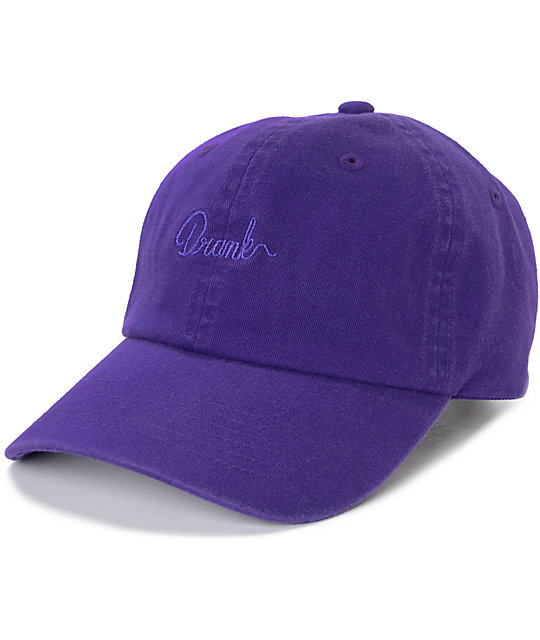 purple dad hat