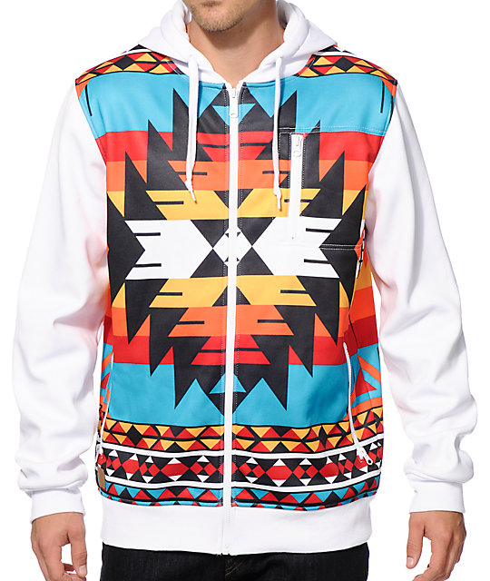 Empyre Widowspeak Tribal Tech Fleece Jacket | Zumiez