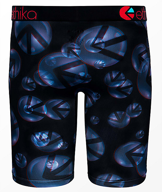 Ethika Crikey 3D Black & Red Boxer Briefs | Zumiez