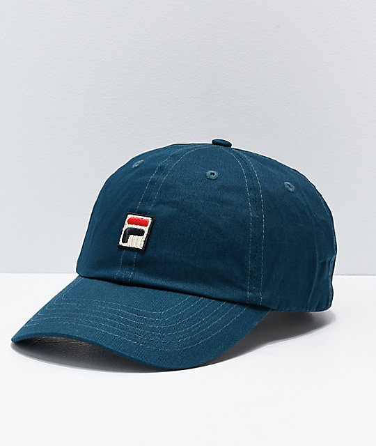 blue fila hat