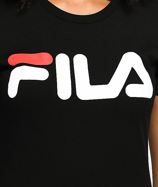 FILA Black Logo T-Shirt | Zumiez