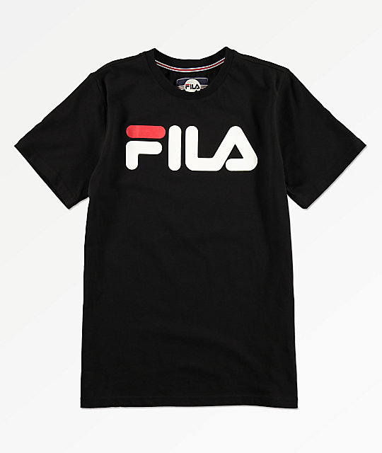 FILA Boys Classic Logo Black T-Shirt | Zumiez