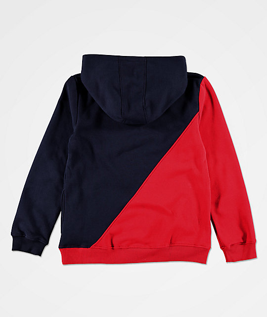 FILA Boys Original Fitness Red & Blue Hoodie FILA Boys Original Fitness Red & Blue Hoodie