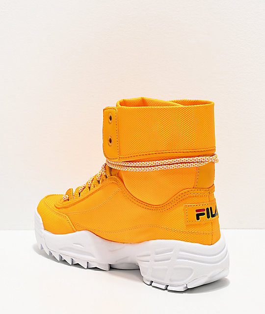 FILA Disruptor Ballistic Yellow Boots FILA Disruptor Ballistic Yellow Boots